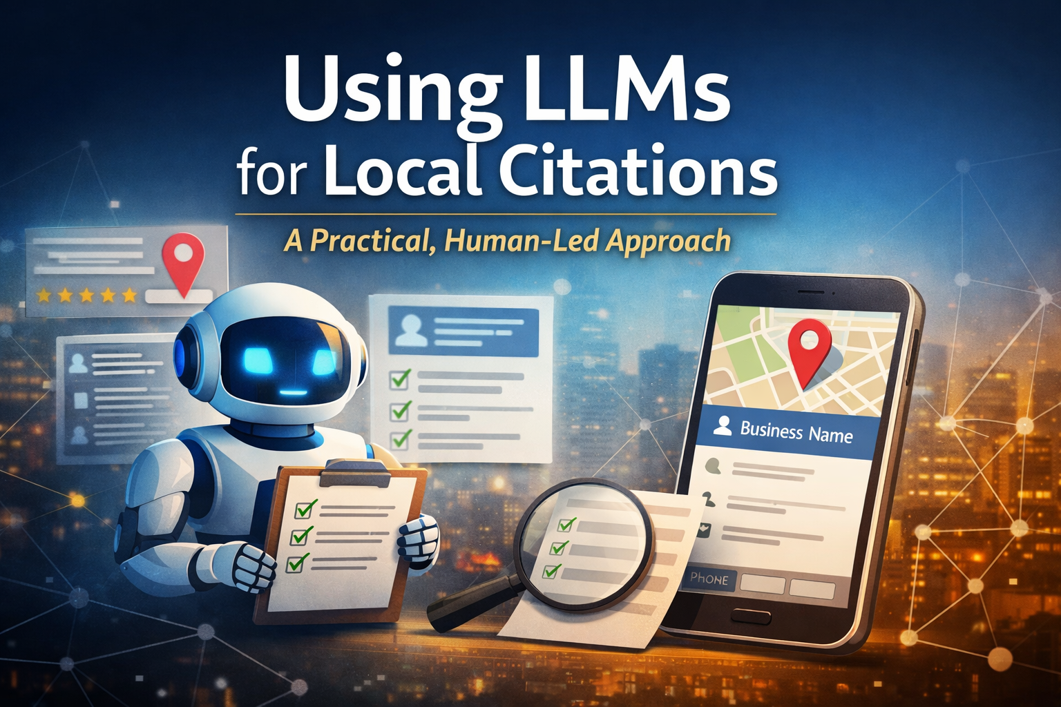 Using LLMs for Local Citations: A Practical, Human-Led Approach